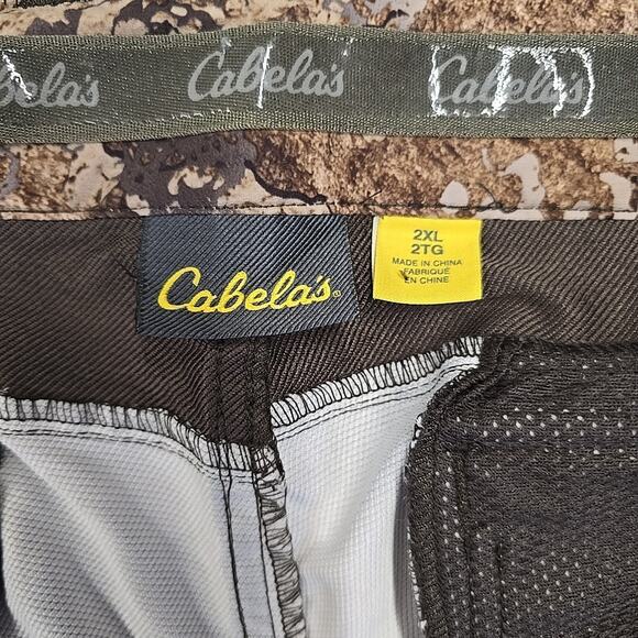 Cabelas Mens Prairie Camo Cargo Performance Pants Sz 2XL Lightweight Hunting - Picture 6 of 12